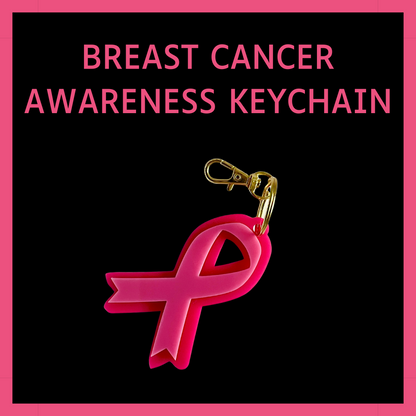 Breast Cancer Awareness Acrylic Key Chains