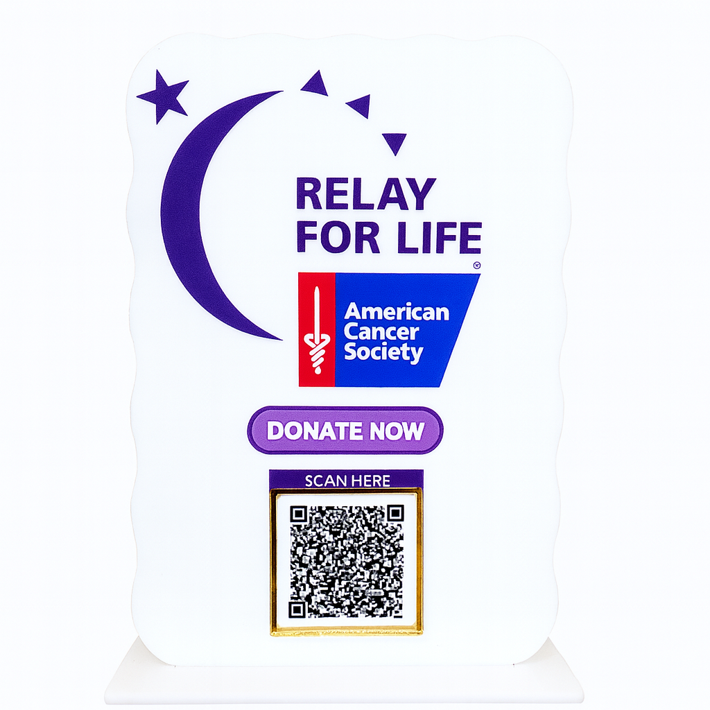 Custom Business QR Code Stand Simple