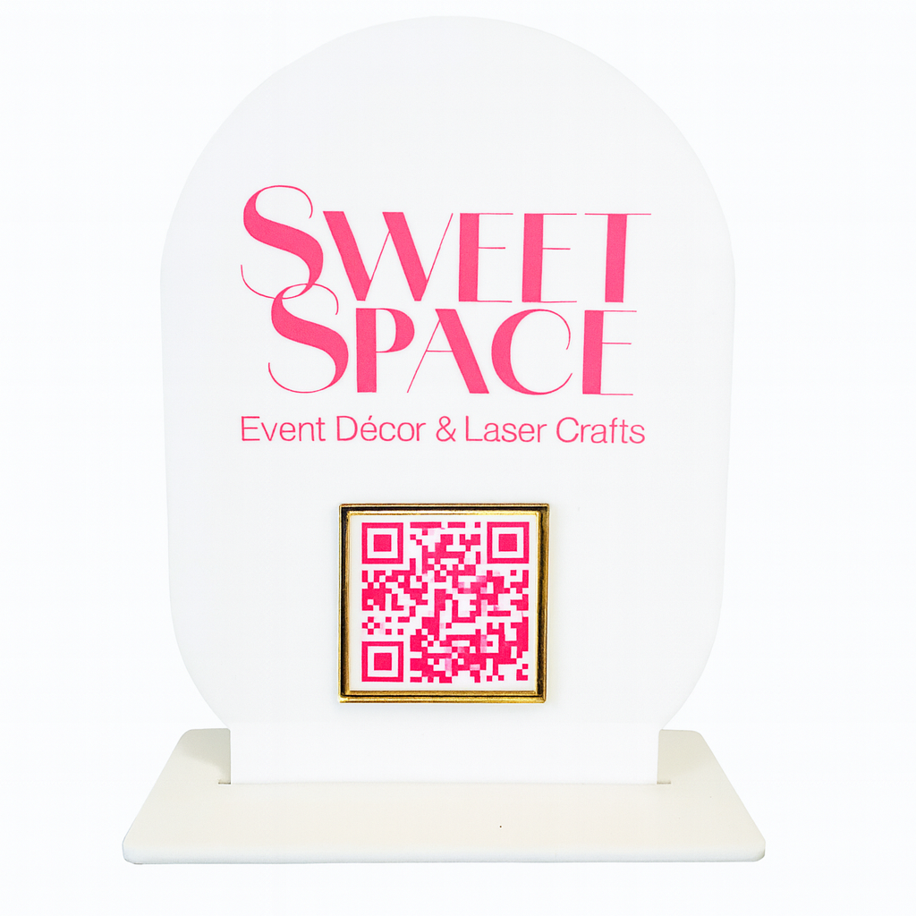 Custom Business QR Code Stand Simple