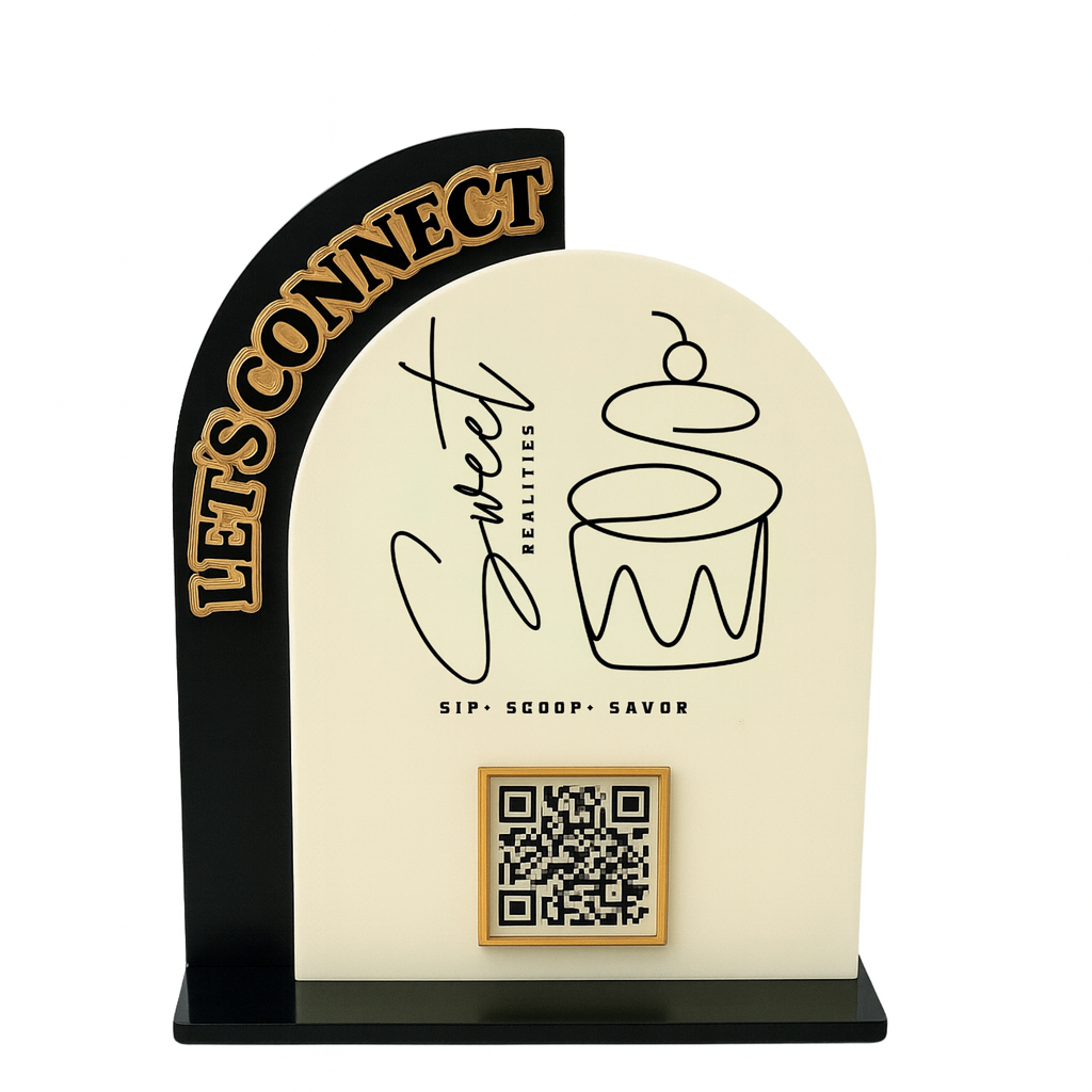 Custom Business QR Code Stand Complex