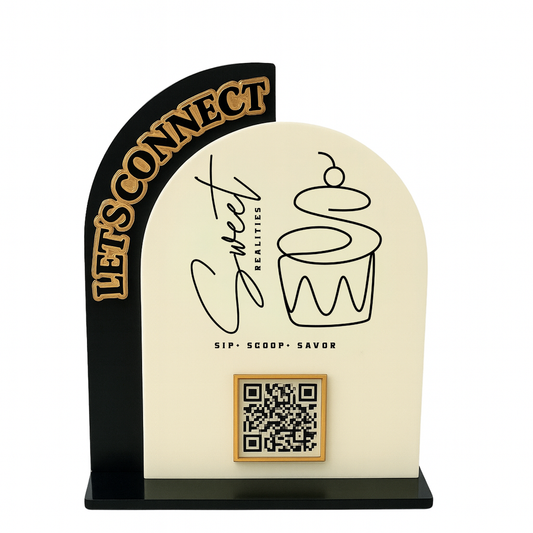 Custom Business QR Code Stand Complex