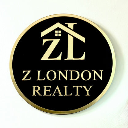 Custom Wood Business and Event Logo Sign Complex