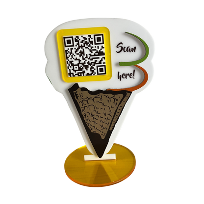 Custom Business QR Code Stand