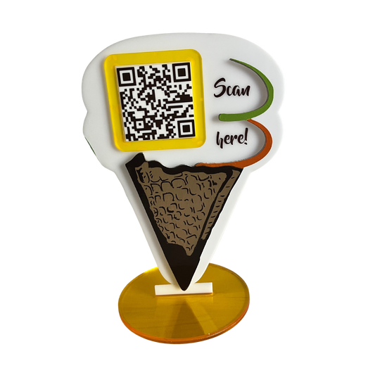 Custom Business QR Code Stand