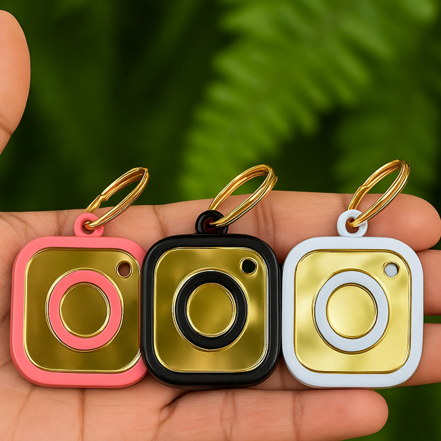 Custom Instagram Logo Business Programable NFC keychain